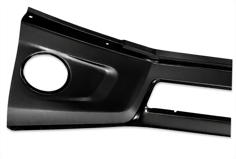 Center Bumper with Fog Light Hole Paint Black 2018+ Volvo VNR