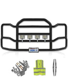 Grille Guard Large Black with Lights 2010+ Kenworth T700