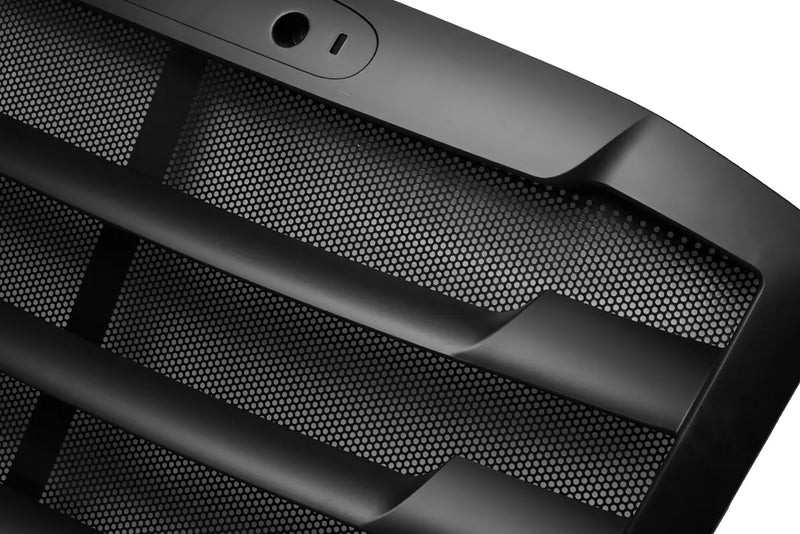 Front Grille Black with Steel Bug Screen 2018+ Freightliner Cascadia 116 126
