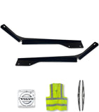 Middle Wind Cab Fairing Support Brackets R3, L3 Set 2004-2017 Volvo VNL