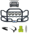 Front Grille Guard Large Black Freightliner Columbia