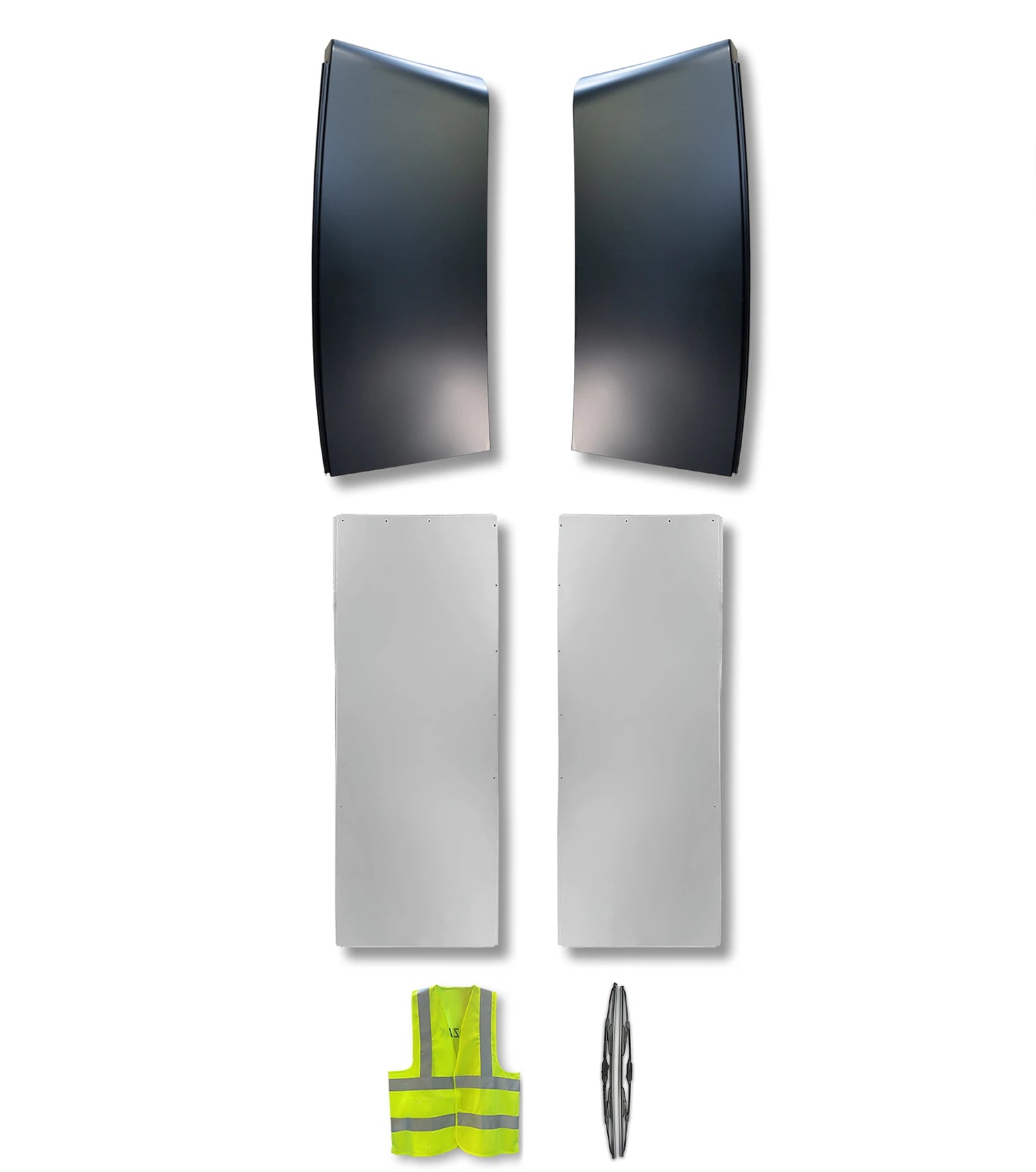 Cabin Sleeper Fairing Extenders Upper & Lower Full Set 2013-2021 Peterbilt 579