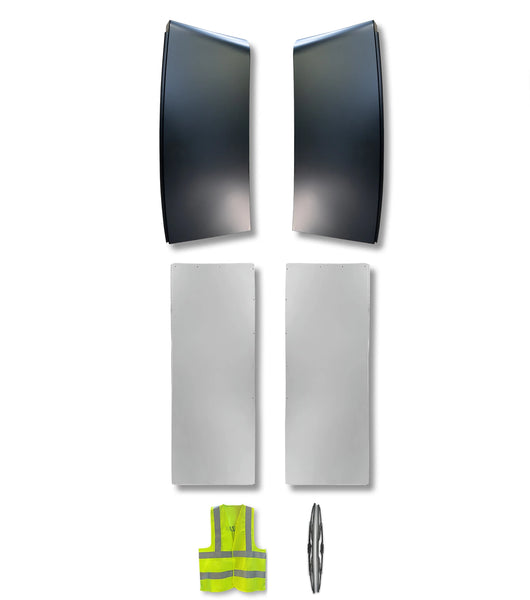 Cabin Sleeper Fairing Extenders Upper & Lower Full Set 2013-2021 Peterbilt 579