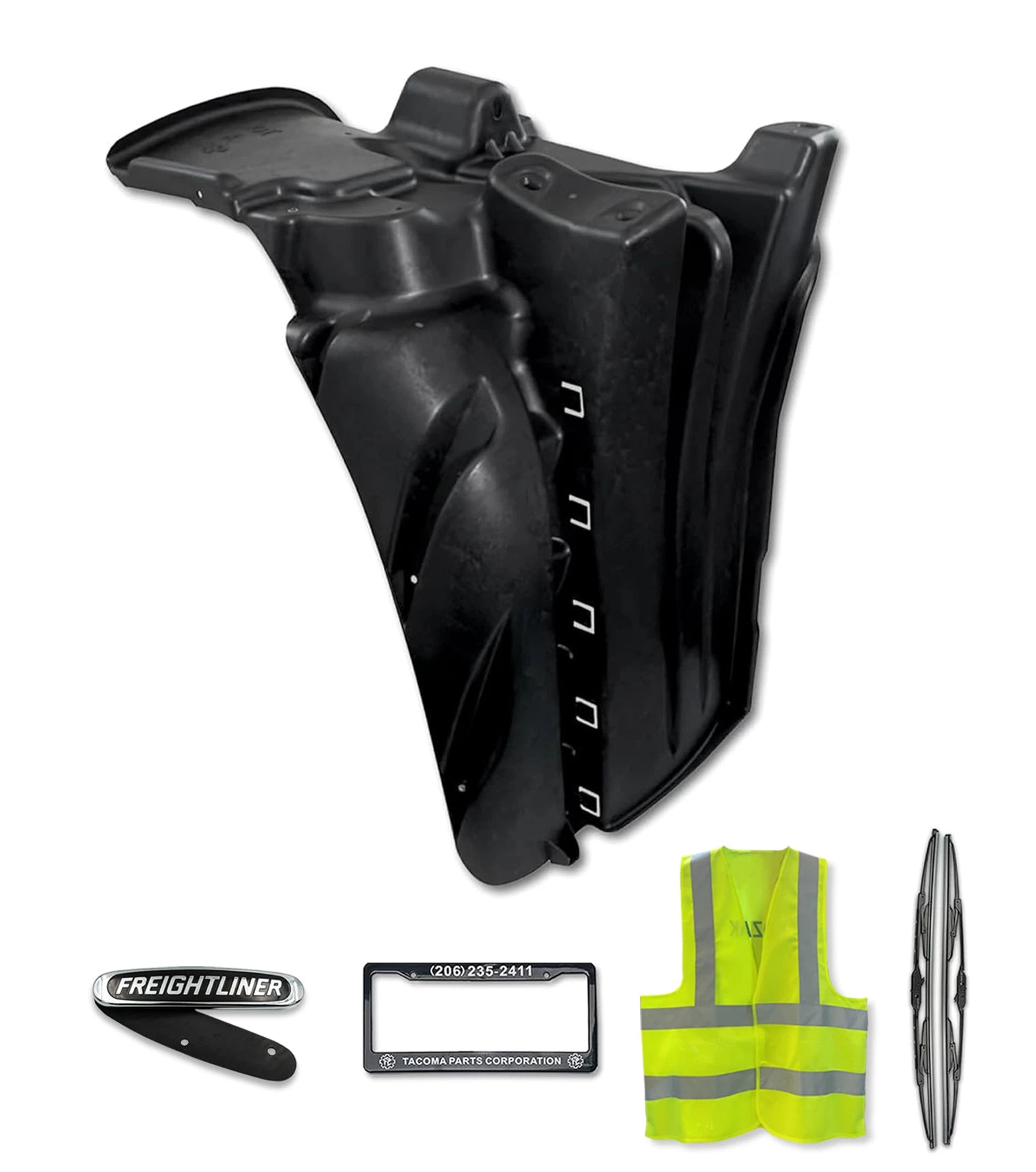 Inner Fender Cab Splash Shield/Guard Driver 2008-2018 Inner Fender Cab Splash Shield/Guard Driver 2008-2018