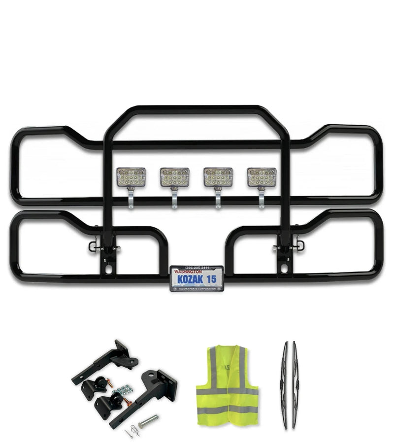 Front Grille Guard Black 2022+ Kenworth T680 Next Gen