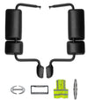 Door Mirrors Assembly Black Set 2008-2021 Hino 238 258 268 338