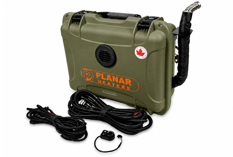 AUTOTERM (Planar) 2D-12V Portable Diesel Air Heater with PU-5 Military Green