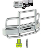 Grille Bumper Herd Defender Guard Satin 1992-2004 Freightliner FL70