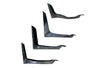 Lower Wind Fairing Cab Extender Plastic w/Brackets Set Driver Side International LT625