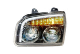 Headlight Full LED Performance Black Housing Driver Kenworth T880