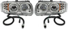 Chrome Housing Full LED Headlights Pair Pete 388 389