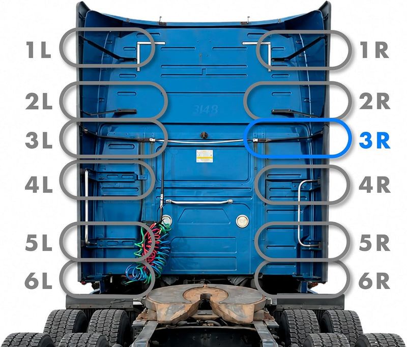 Lower Cab Fairing Bracket 3R Passenger 2018-2024 Volvo VNL