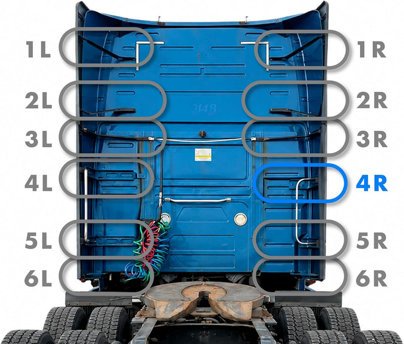 Lower Cab Fairing Bracket 4R Passenger 2018-2024 Volvo VNL
