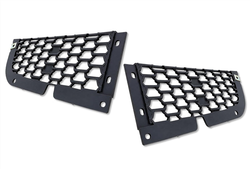 Front Bumper Upper Trim Mesh Grilles Set 2018-2024 Freightliner Cascadia