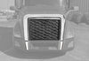 Chrome Grille with Bug Screen & Surround Bug Shield Deflector 2018-2024 Volvo VNL