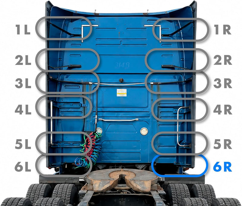 Lower Cab Fairing Bracket 6L Passenger 2018-2024 Volvo VNL