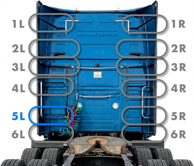 Lower Cab Fairing Bracket 5L Driver 2018-2024 Volvo VNL