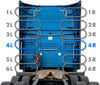 Lower Cab Fairing Support Brackets Set 4L 4R 2018-2024 Volvo VNL