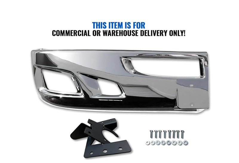 Bumper Extension Corner Chrome Plastic Passenger Kenworth T660