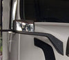 Hood Mirror Chrome Passenger w/ Fender & Bumper Corners Set 2004-2015 Volvo VNL