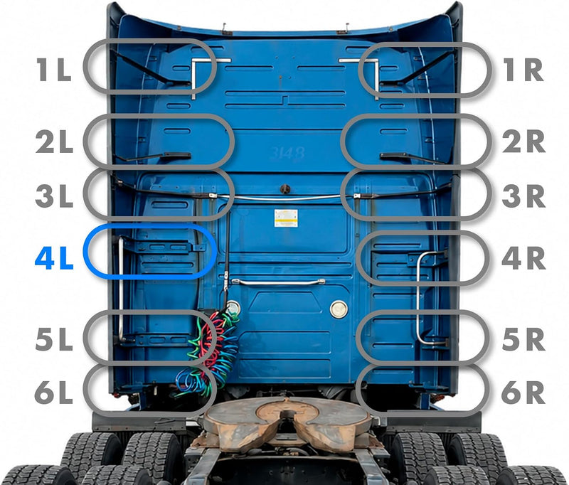 Lower Cab Fairing Bracket 4L Driver 2018-2024 Volvo VNL