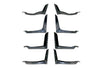 Lower Wind Fairings Cab Panel w/Extenders & w/Brackets Set International LT625