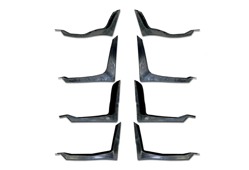 Top & Lower Fairing Cab Panels w/Extenders & w/Brackets Full Set International LT625