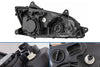 Headlights LED Bar Turn Signal Black Set 2008-2016 KW T660 T700