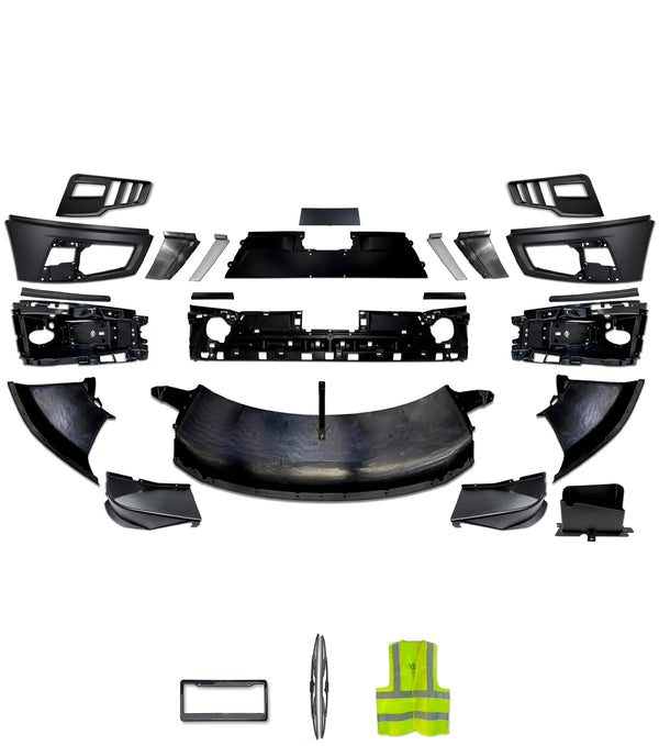 Front Bumper Set with Black Center 2025+ Volvo VNL New