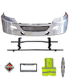 International Prostar Fold Over Chrome Steel Bumper | Tacoma Semi Truck Parts & Accessories