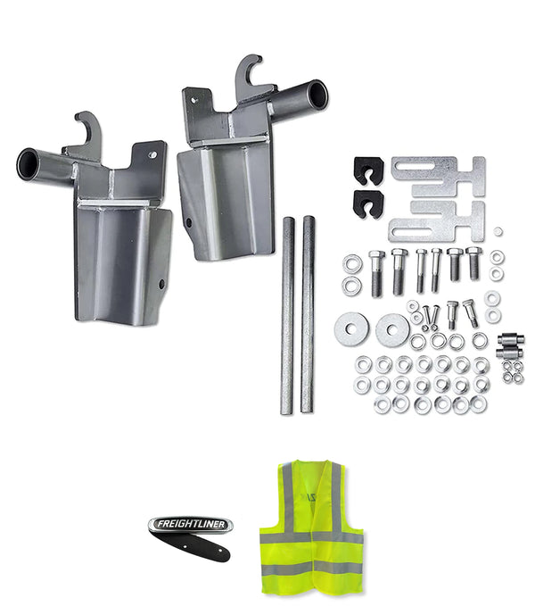 Mounting Brackets for Front Deer Guard Set 2008-2017 Freightliner Cascadia 125 113