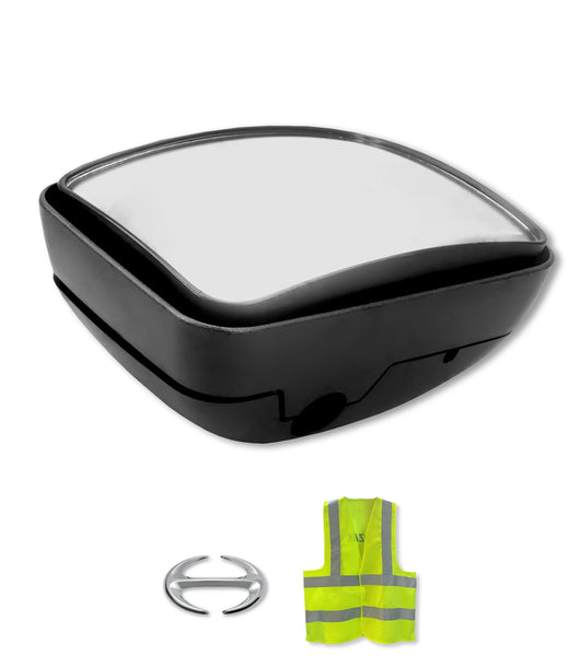Mirror Small Bottom Rear View Wide Angle Black Hino 258 268 338 358