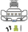 Front Grey Grille Guard Large 2004+ Mack CH Set-Back