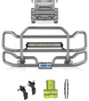 Front Grey Grille Guard Large 2004+ Mack CH Set-Back