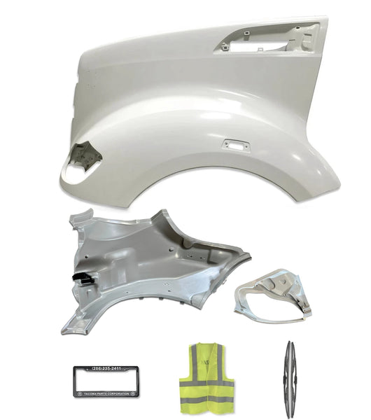 Hood Fender Long Service with Hood Support Driver 2012-2021 Kenworth T680