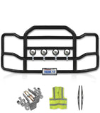 Grille Guard Large Black with Lights 2010+ Kenworth T700