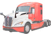 Fiberglass Long Hood w/Grille w/Bug Screen, Air Intakes, Mirrors, Short Trims - Set 2022+ Kenworth T680 Next Gen