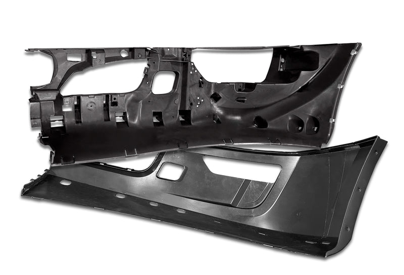 Bumper Corner with Fog Hole & Inner Reinforcement Set, Passenger 2022+ Peterbilt 579