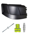 Bumper Corner No Fog Hole Plastic Passenger 2004-2015 Volvo VNL