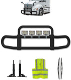 Front Steel Grille Deer Guard Black Herd 200 Kenworth SBA