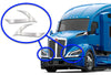 Short Headlight Chrome Trims Set 2022+ Kenworth T680 Next Gen