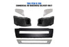 Bumper Plastic with Fog Hole and Chrome Trim Set 2016-2017 Volvo VNL