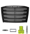 Front Grille Black with Steel Bug Screen 2018+ Freightliner Cascadia 116 126