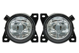 Fog Light Bezels Chrome Plastic & Fog Lights Set Kenworth T660