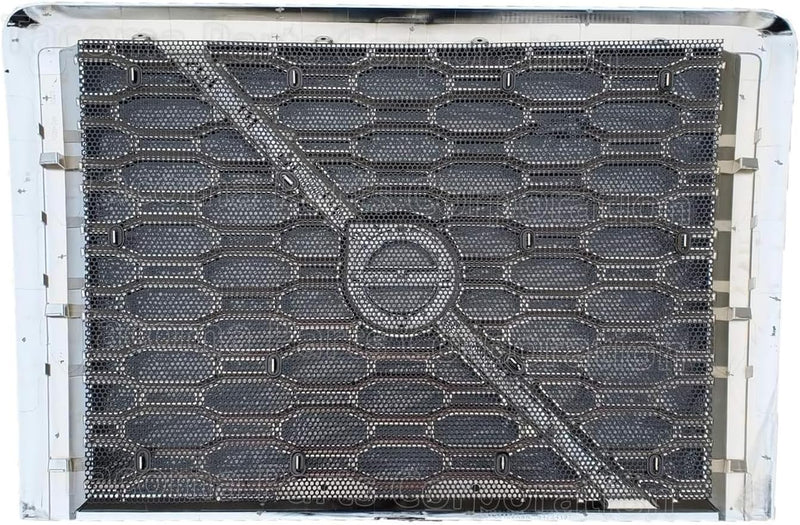 Chrome Grille with Bug Screen & Surround Bug Shield Deflector 2018-2024 Volvo VNL