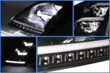 Headlight LED DRL Black Right Side 2018+ Volvo VNL VNR
