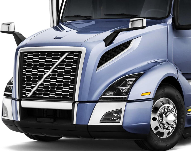 Headlight LED DRL Black Driver 2018+ Volvo VNL VNR