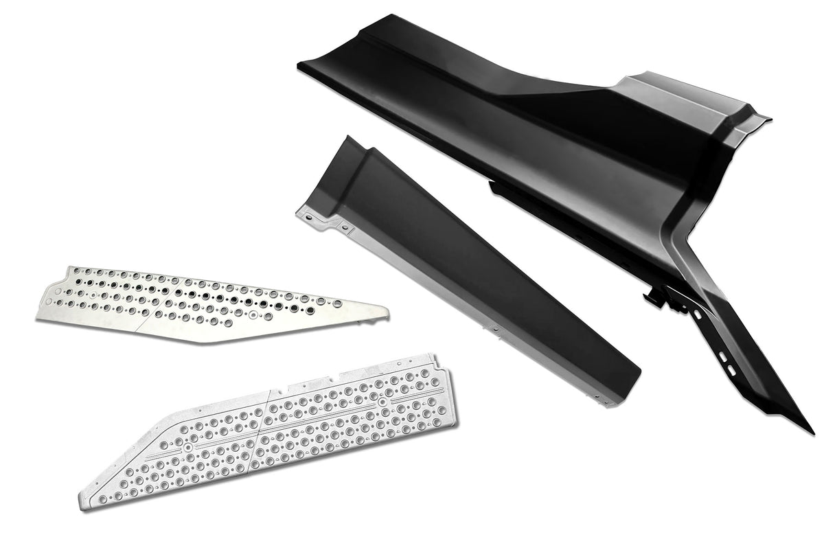 Fairing Panels w/ 2x Steps w/ Kick Panels Full Complete Set fits Passenger 2022+ Kenworth T680 Next Gen