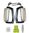 Side View Door Mirrors Power Heated Chrome Set Volvo 2004+ VNL VNM VNX