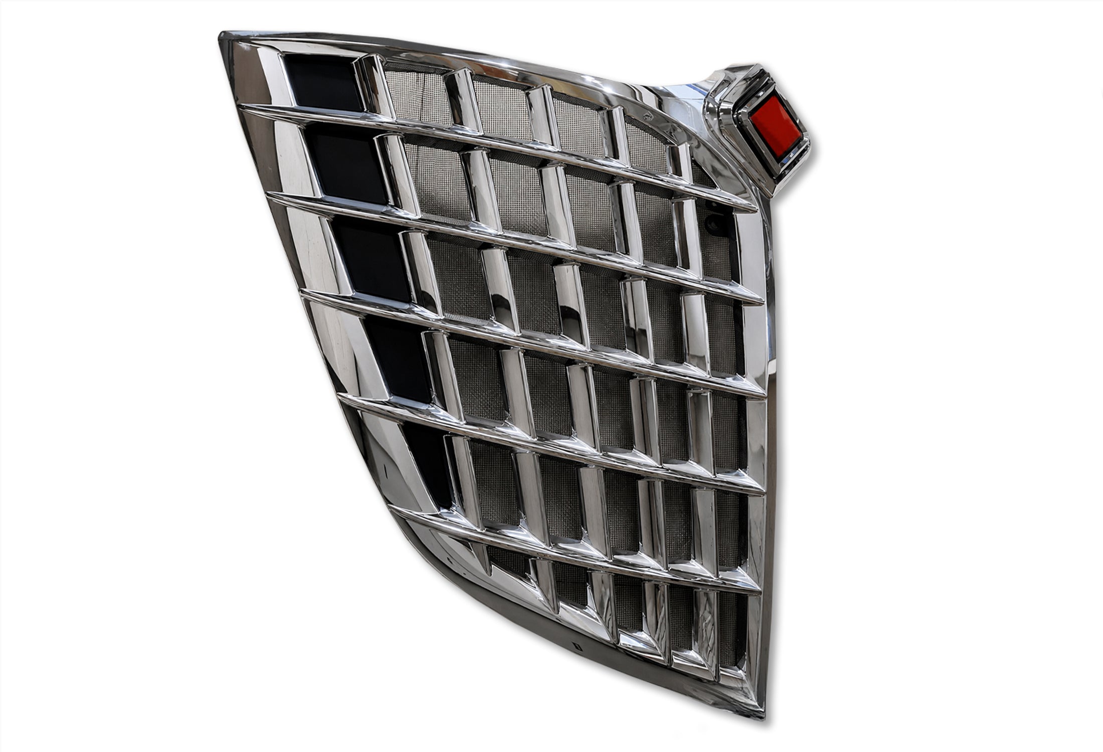 Chrome Grille with Bug Screen Complete Assembly International